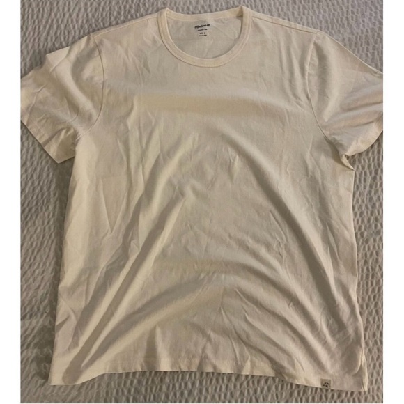 MADEWELL Garment-Dyed Allday Men’s Crewneck Tee in Lighthouse Size L - Picture 3 of 5